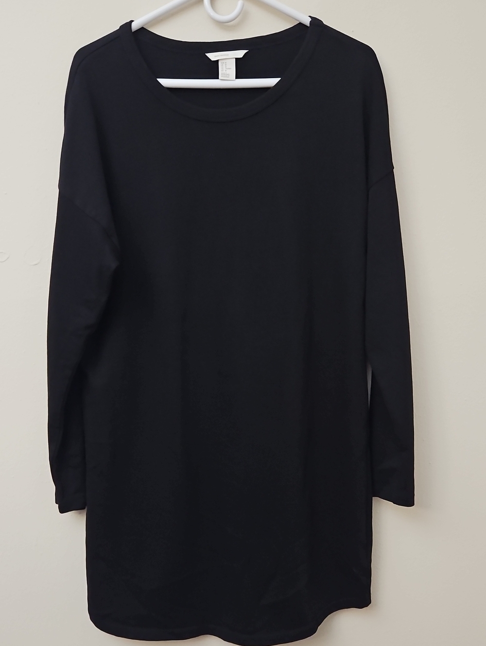 H&M Black Long Sleeve Sweter Women’s Dress Size M